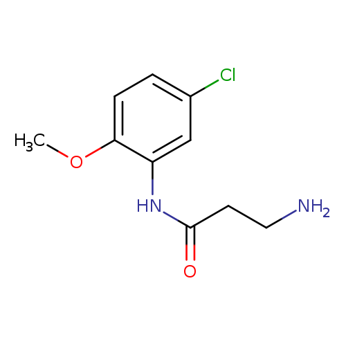 3-amino-N-(5-chloro-2-methoxyphenyl)propanamide