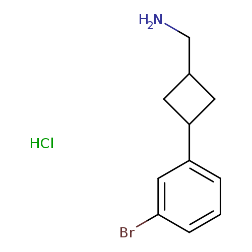 1-[3-(3-bromophenyl)cyclobutyl]methanaminehydrochloride,Mixtureofdiastereomers
