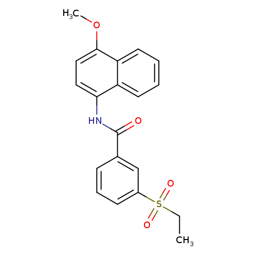 3-(ethanesulfonyl)-N-(4-methoxynaphthalen-1-yl)benzamide