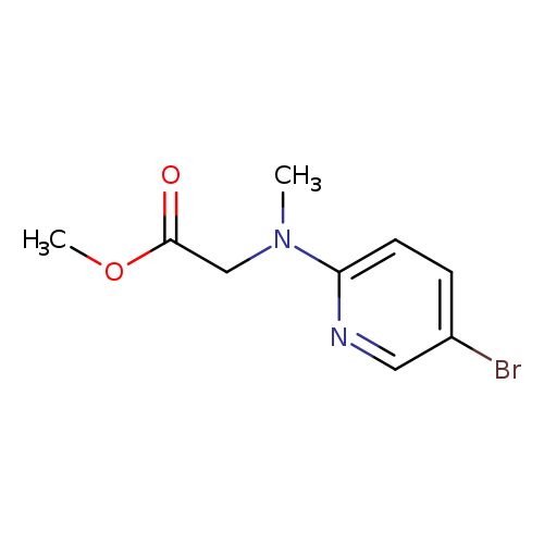 methyl 2-[(5-bromopyridin-2-yl)(methyl)amino]acetate