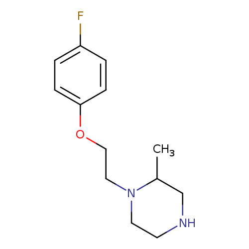 1-[2-(4-fluorophenoxy)ethyl]-2-methylpiperazine