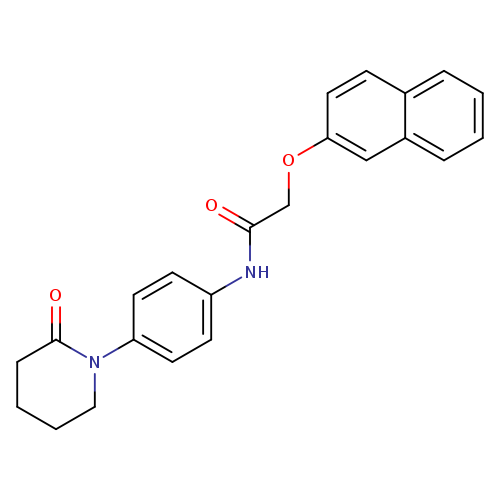 2-(naphthalen-2-yloxy)-N-[4-(2-oxopiperidin-1-yl)phenyl]acetamide
