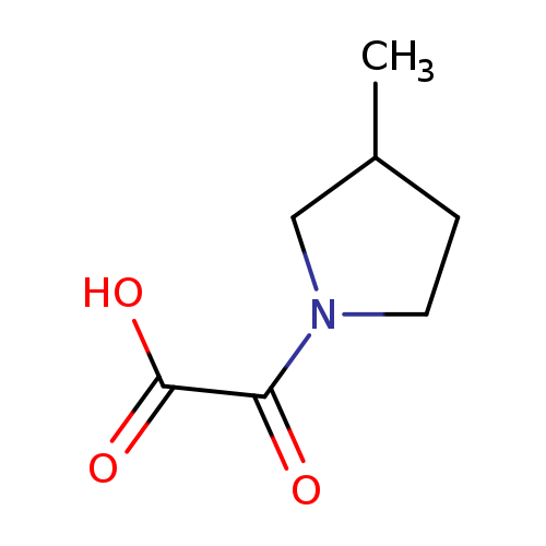 2-(3-methylpyrrolidin-1-yl)-2-oxoacetic acid