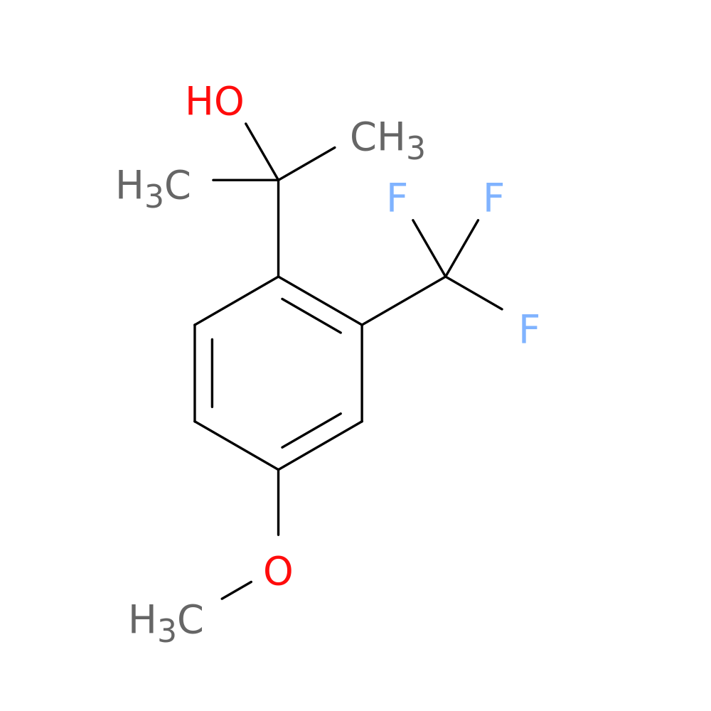 2-[4-methoxy-2-(trifluoromethyl)phenyl]propan-2-ol