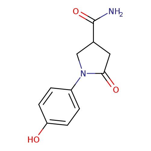 1-(4-hydroxyphenyl)-5-oxopyrrolidine-3-carboxamide