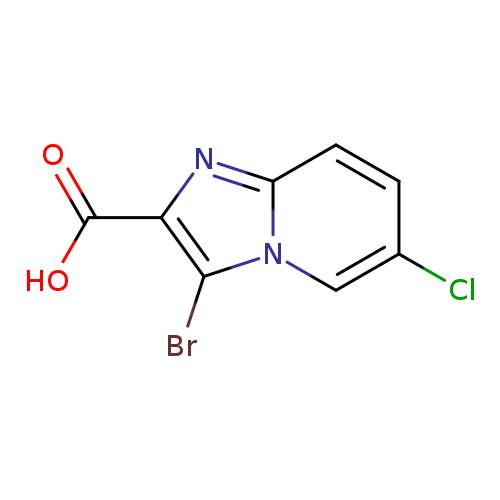 3-Bromo-6-chloroimidazo[1,2-a]pyridine-2-carboxylic acid