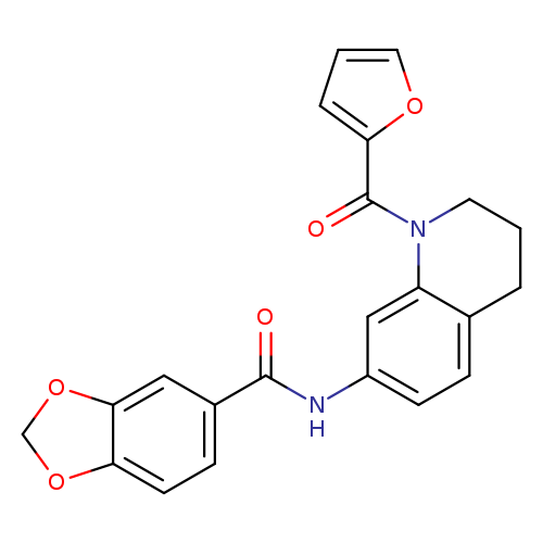 N-[1-(furan-2-carbonyl)-1,2,3,4-tetrahydroquinolin-7-yl]-2H-1,3-benzodioxole-5-carboxamide