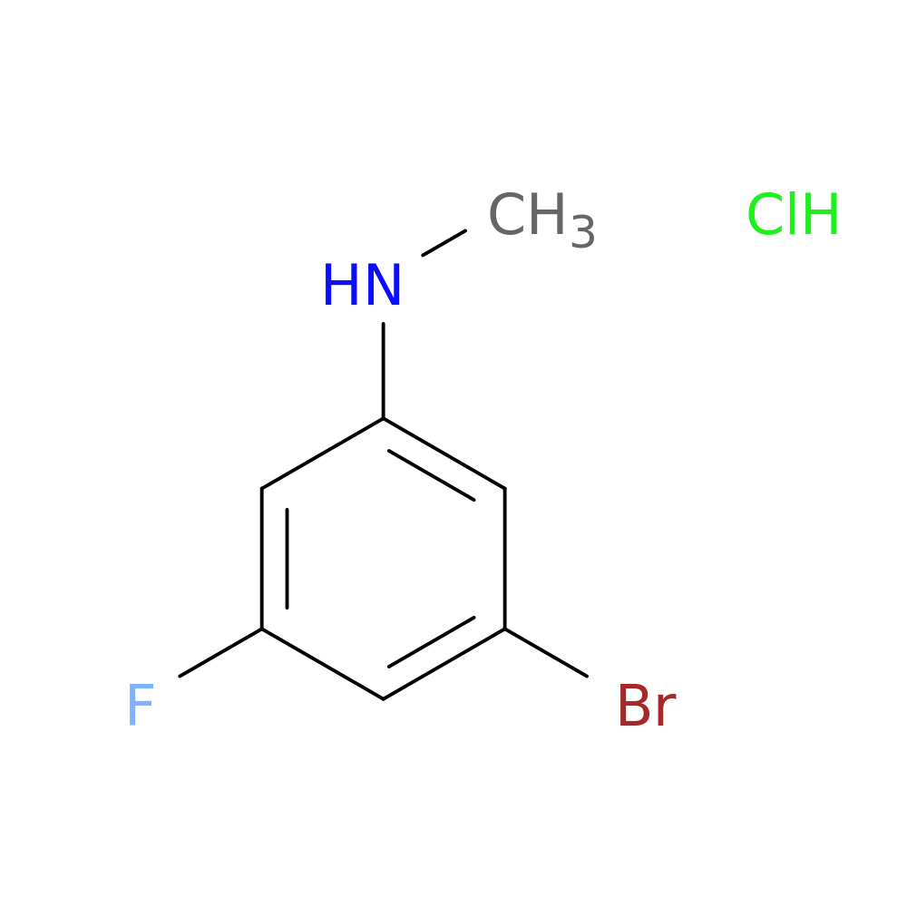 3-bromo-5-fluoro-N-methylaniline hydrochloride