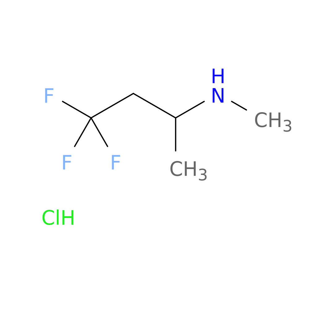 methyl(4,4,4-trifluorobutan-2-yl)amine hydrochloride