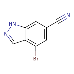 1H-​Indazole-​6-​carbonitrile, 4-​bromo-