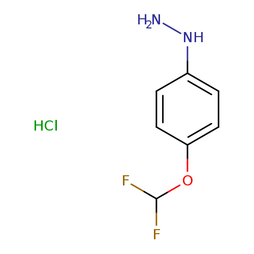 [4-(difluoromethoxy)phenyl]hydrazine hydrochloride