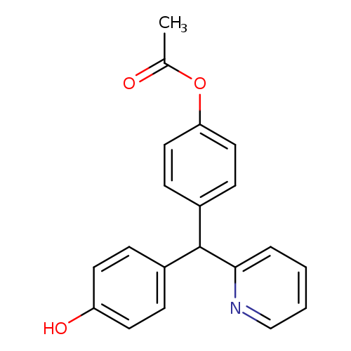 Phenol, 4-[[4-(acetyloxy)phenyl]-2-pyridinylmethyl]-