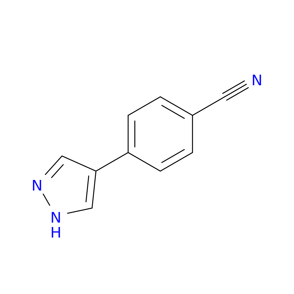 Benzonitrile, 4-(1H-pyrazol-4-yl)-
