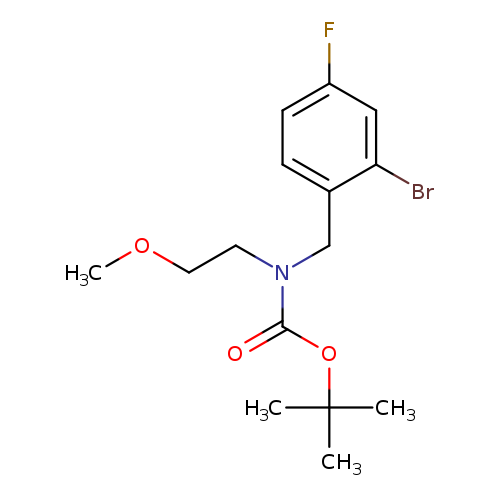tert-Butyl n-[(2-bromo-4-fluorophenyl)methyl]-n-(2-methoxyethyl)carbamate