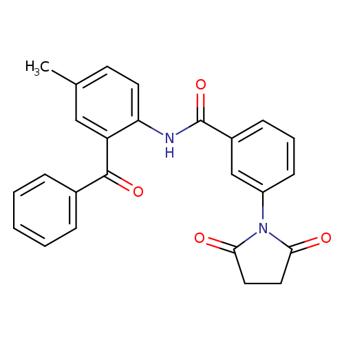 N-(2-benzoyl-4-methylphenyl)-3-(2,5-dioxopyrrolidin-1-yl)benzamide