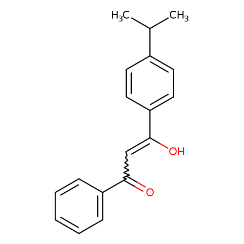3-hydroxy-1-phenyl-3-[4-(propan-2-yl)phenyl]prop-2-en-1-one