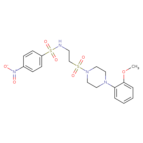 N-(2-{[4-(2-methoxyphenyl)piperazin-1-yl]sulfonyl}ethyl)-4-nitrobenzene-1-sulfonamide