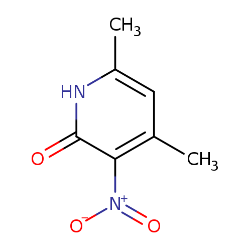 2(1H)-Pyridinone, 4,6-dimethyl-3-nitro-