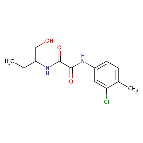 N'-(3-chloro-4-methylphenyl)-N-(1-hydroxybutan-2-yl)ethanediamide