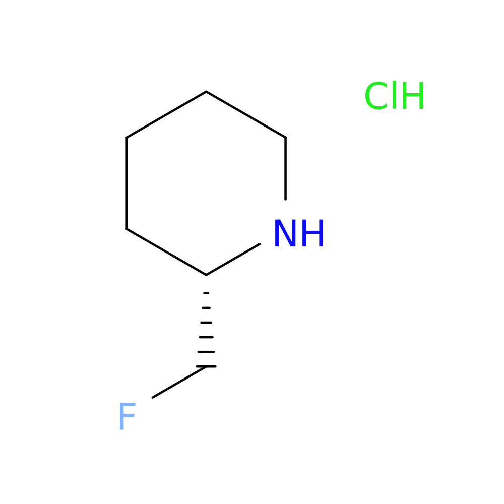 (2S)-2-(fluoromethyl)piperidine hydrochloride