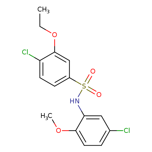 4-chloro-N-(5-chloro-2-methoxyphenyl)-3-ethoxybenzene-1-sulfonamide