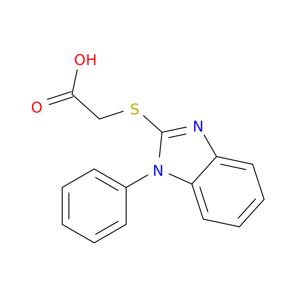 2-((1-Phenyl-1H-benzo[d]imidazol-2-yl)thio)acetic acid