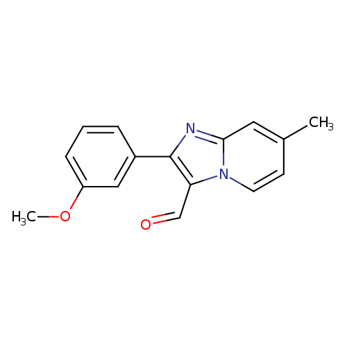 2-(3-Methoxyphenyl)-7-methylimidazo[1,2-a]pyridine-3-carbaldehyde