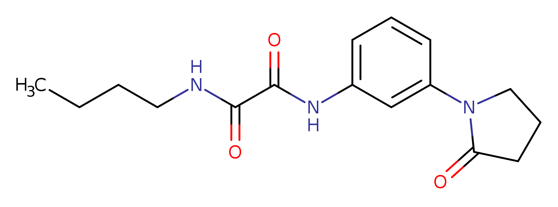 N-butyl-N'-[3-(2-oxopyrrolidin-1-yl)phenyl]ethanediamide