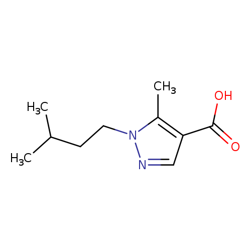 5-methyl-1-(3-methylbutyl)-1H-pyrazole-4-carboxylic acid