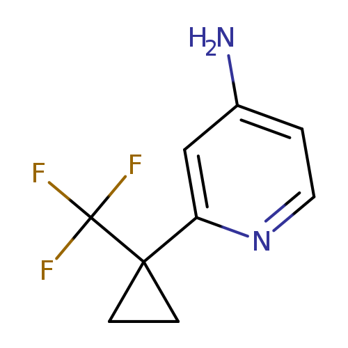 2-[1-(trifluoromethyl)cyclopropyl]pyridin-4-amine