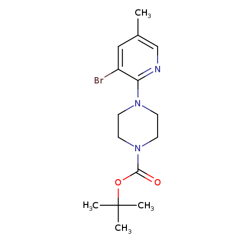 2-(4-BOC-piperazino)-3-bromo-5-methylpyridine
