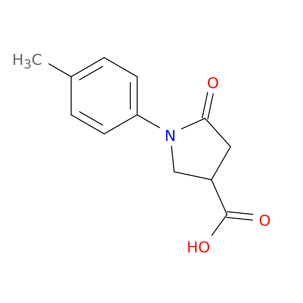 5-Oxo-1-p-tolyl-pyrrolidine-3-carboxylic acid
