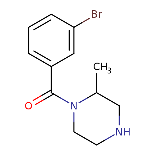 1-(3-bromobenzoyl)-2-methylpiperazine