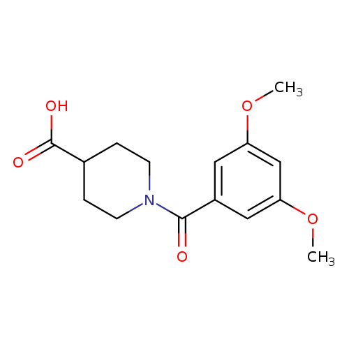 1-(3,5-Dimethoxybenzoyl)piperidine-4-carboxylic acid