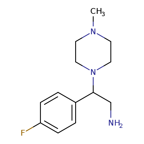 [2-(4-fluorophenyl)-2-(4-methylpiperazin-1-yl)ethyl]amine