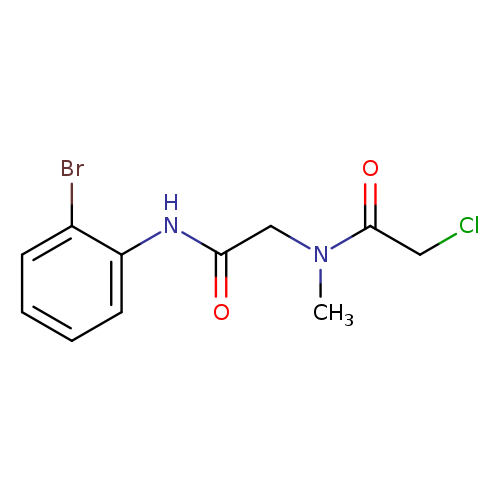 N-{[(2-bromophenyl)carbamoyl]methyl}-2-chloro-N-methylacetamide