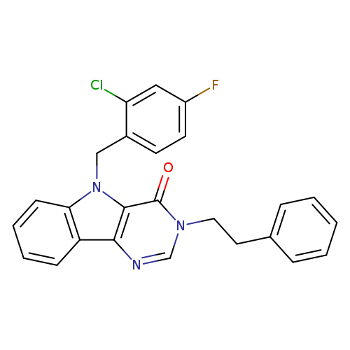 5-[(2-chloro-4-fluorophenyl)methyl]-3-(2-phenylethyl)-3H,4H,5H-pyrimido[5,4-b]indol-4-one