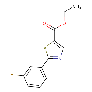 2-(3-Fluoro-phenyl)-thiazole-5-carboxylic acid ethyl ester