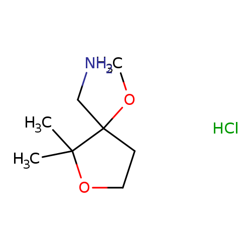 1-(3-methoxy-2,2-dimethyloxolan-3-yl)methanamine hydrochloride