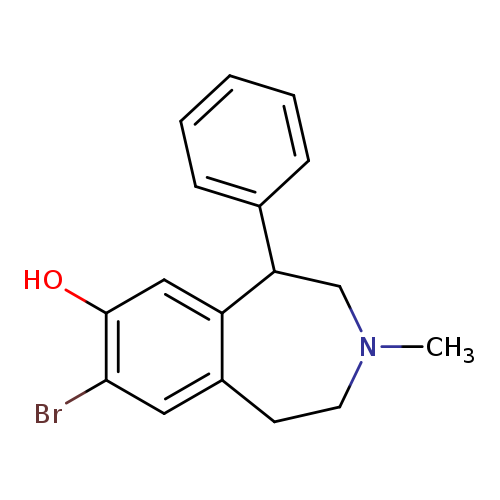 1H-3-Benzazepin-7-ol, 8-bromo-2,3,4,5-tetrahydro-3-methyl-5-phenyl-
