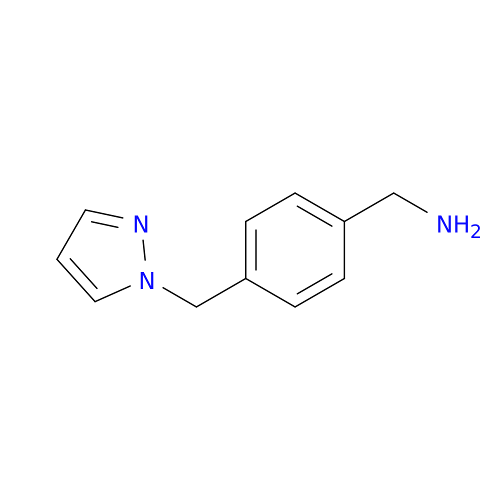 {4-[(1H-pyrazol-1-yl)methyl]phenyl}methanamine