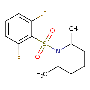 1-(2,6-difluorobenzenesulfonyl)-2,6-dimethylpiperidine