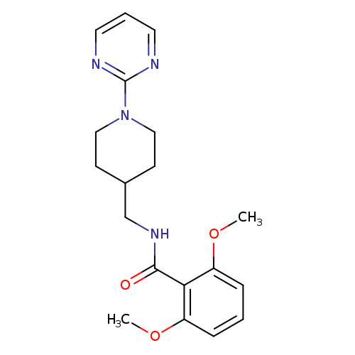 2,6-dimethoxy-N-{[1-(pyrimidin-2-yl)piperidin-4-yl]methyl}benzamide