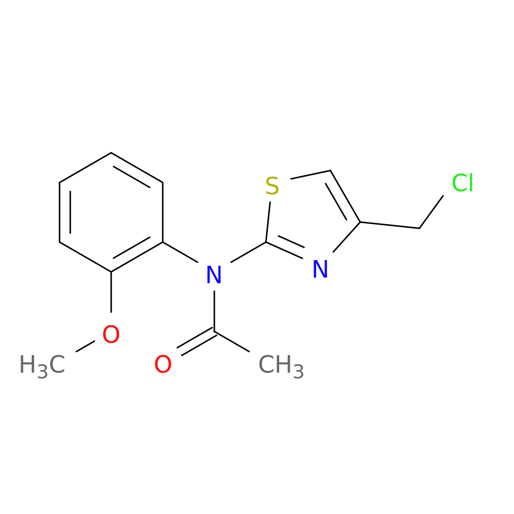 N-(4-(Chloromethyl)thiazol-2-yl)-N-(2-methoxyphenyl)acetamide