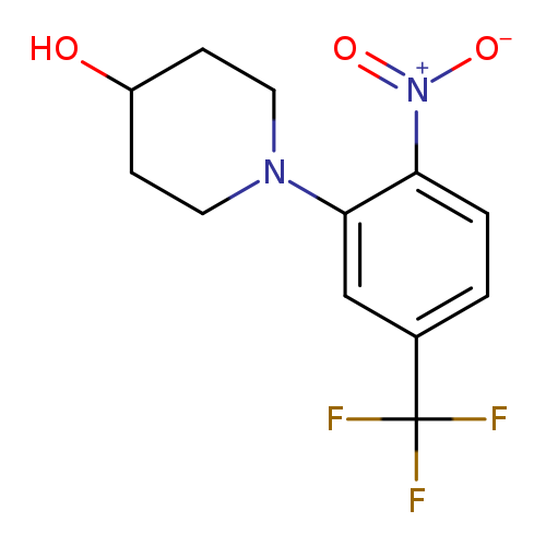 4-Hydroxy-1-(2-nitro-5-trifluoromethylphenyl)piperidine