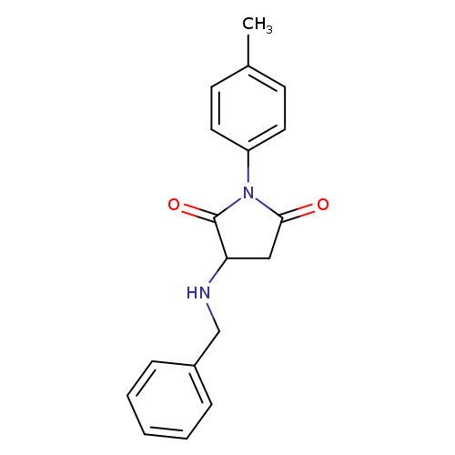 3-(benzylamino)-1-(4-methylphenyl)-2,5-pyrrolidinedione