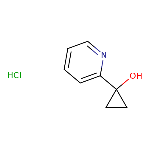 1-(pyridin-2-yl)cyclopropan-1-olhydrochloride