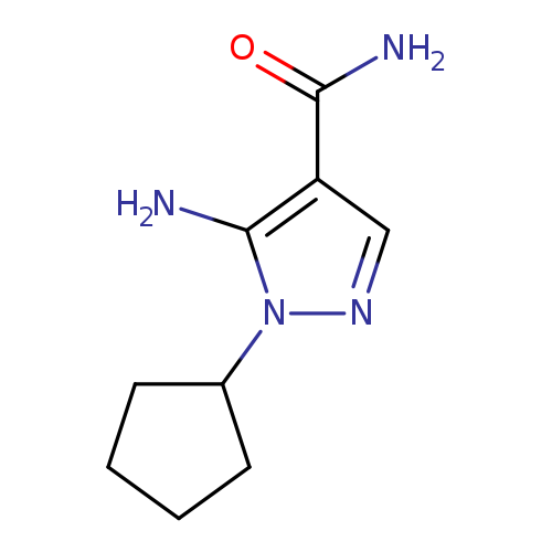 1H-Pyrazole-4-carboxamide,5-amino-1-cyclopentyl-(9CI)