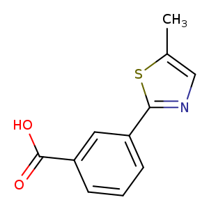 3-(5-Methyl-1,3-thiazol-2-yl)benzoic acid