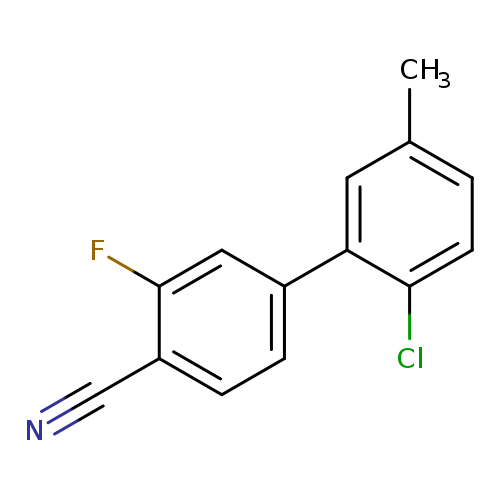 4-(2-Chloro-5-methylphenyl)-2-fluorobenzonitrile